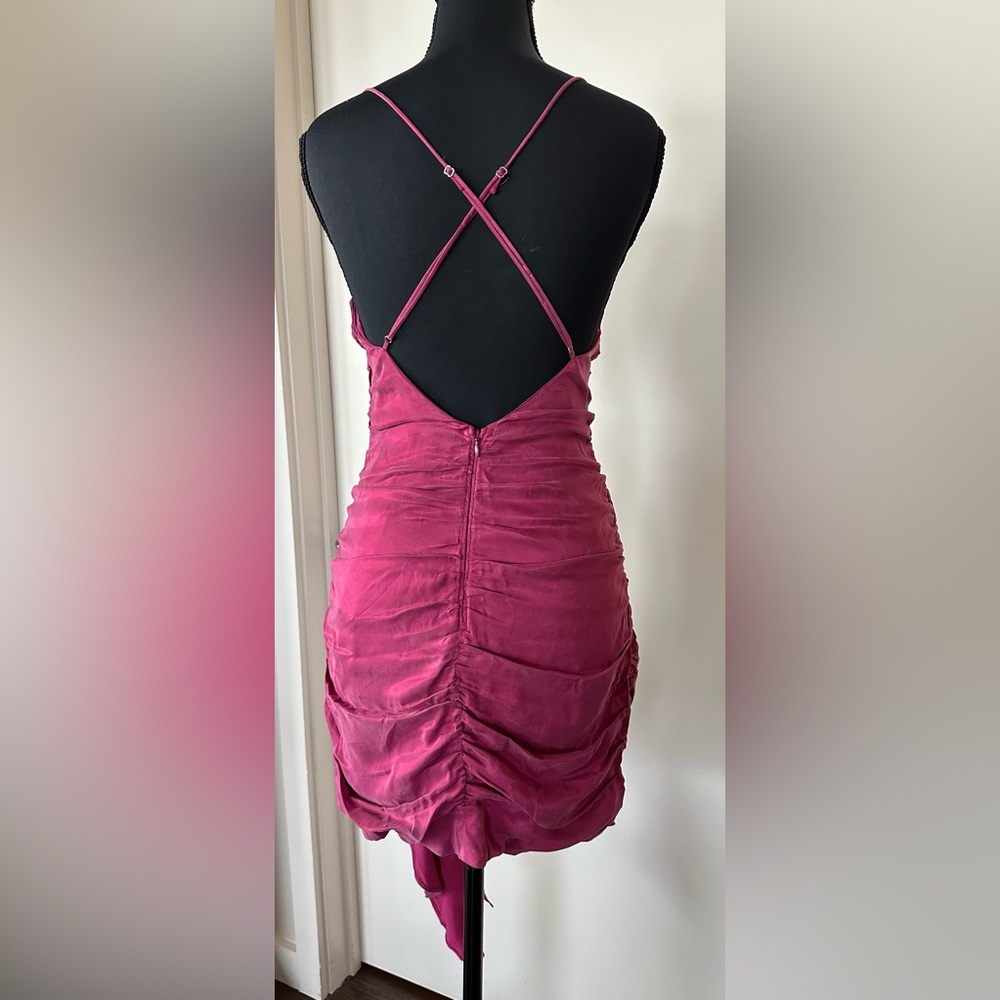 For Love & Lemons Allie Mini Dress in Purple/Pink. NWT. Size S - Picture 7 of 16